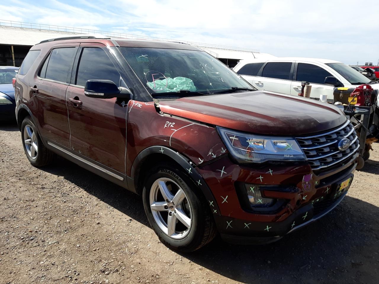 FORD EXPLORER X 2016 with VIN 1FM5K8D88GGA95922 - Photo from auction