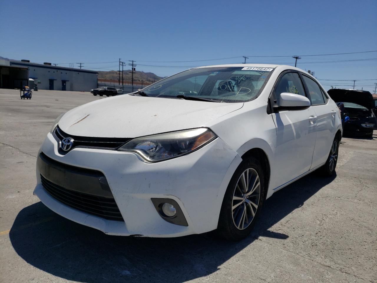 Photo 2 from auction – 2016 TOYOTA COROLLA L with VIN 5YFBURHEXGP484535
