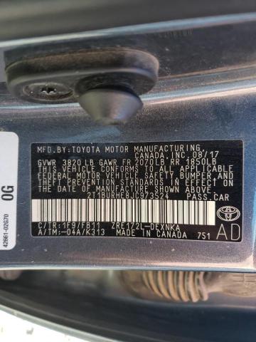Photo 10 from auction – 2018 TOYOTA COROLLA L with VIN 2T1BURHE8JC973524