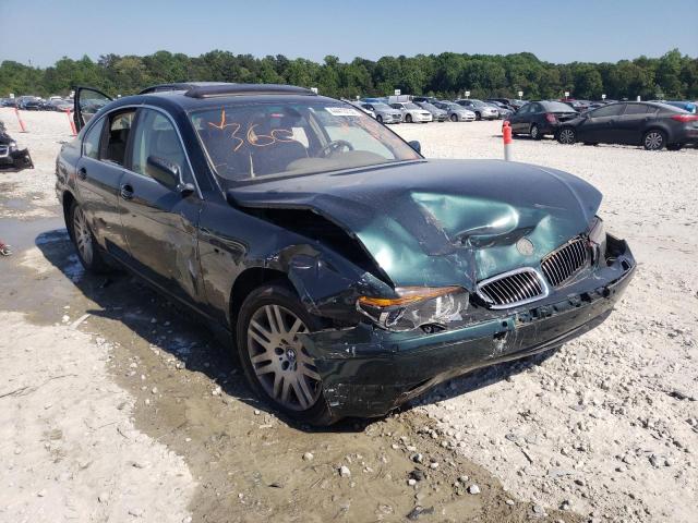 BMW 745 I 2002 مع رقم تعريف المركبة WBAGL63402DP53852 - صورة من المزاد
