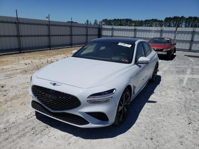 Фото 2 с аукциона – 2022 GENESIS G70 BASE с VIN KMTG54TEXNU083811