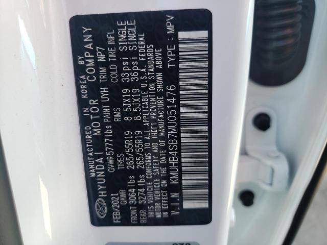 Photo 10 from auction – 2021 GENESIS GV80 BASE with VIN KMUHB4SB7MU051476