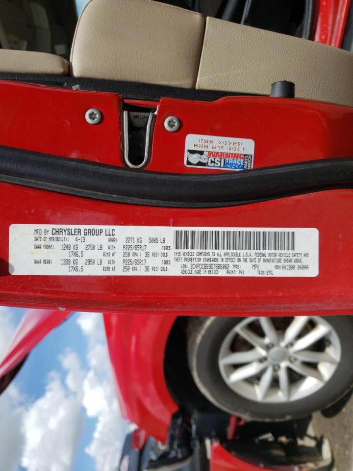 Photo 10 from auction – 2013 DODGE JOURNEY SX with VIN 3C4PDCBB9DT685062