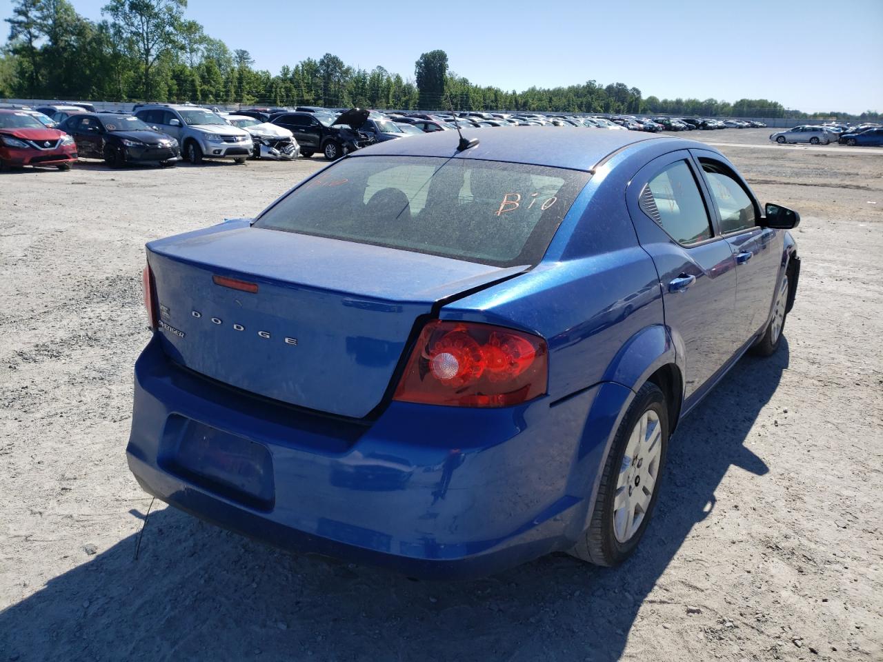Photo 4 from auction – 2012 DODGE AVENGER SE with VIN 1C3CDZAB6CN173460