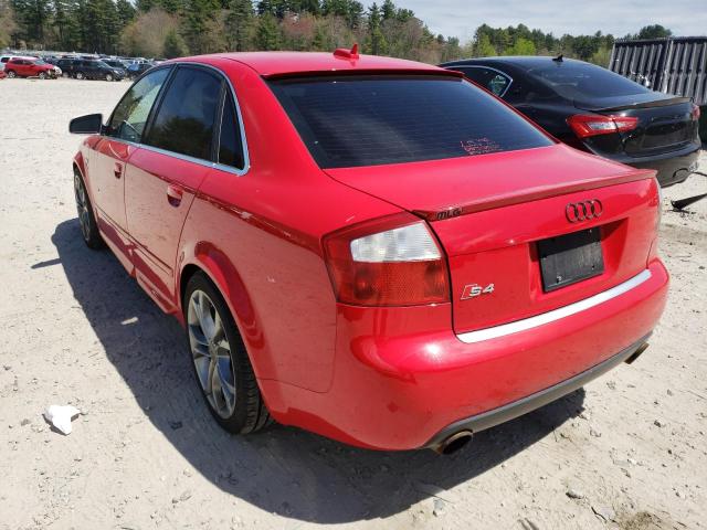 Photo 3 from auction – 2005 AUDI S4 with VIN WAUPL68E35A085598