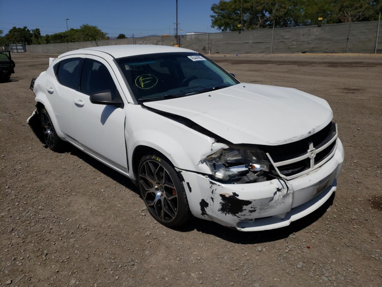 DODGE AVENGER SE 2008 with VIN 1B3LC46K98N684079 - Photo from auction