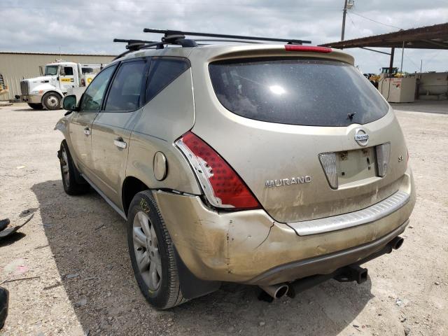 Photo 3 from auction – 2007 NISSAN MURANO SL with VIN JN8AZ08T87W501710