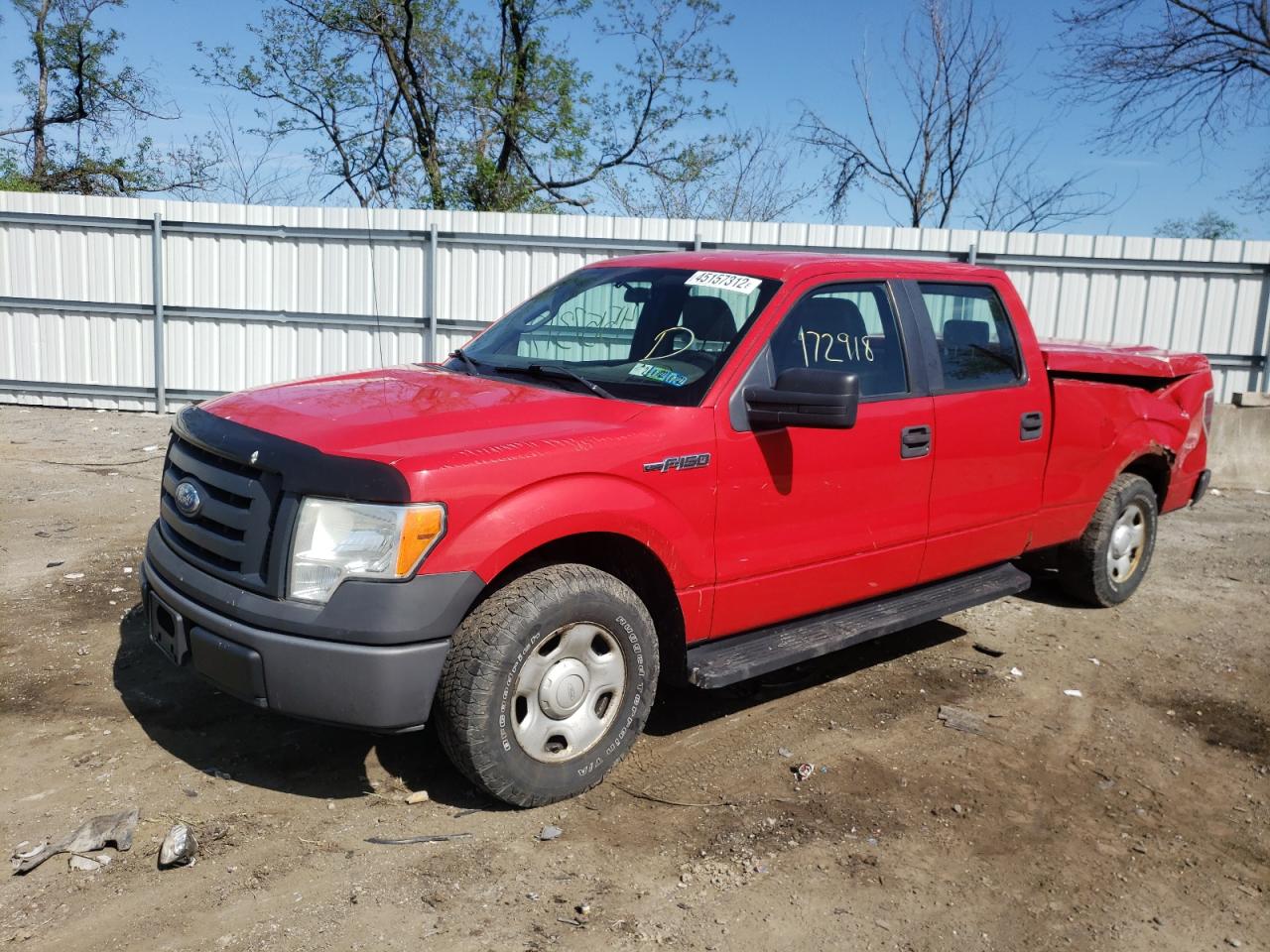Photo 2 from auction – 2009 FORD F150 SUPER with VIN 1FTRW12WX9FB41357