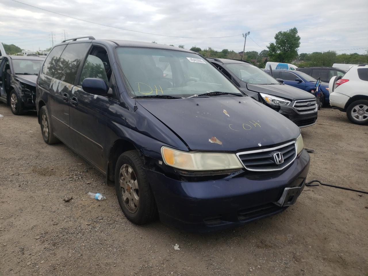 HONDA ODYSSEY EX 2004 with VIN 5FNRL18044B068432 - Photo from auction