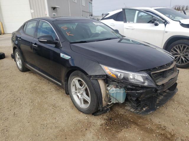 KIA OPTIMA HYB 2014 with VIN KNAGN4AD9E5074551 - Photo from auction