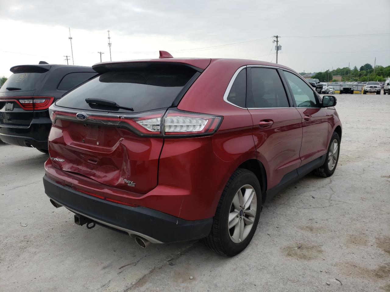 Photo 4 from auction – 2015 FORD EDGE SEL with VIN 2FMTK4J85FBB33150