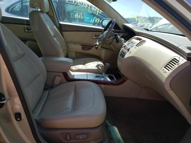 Photo 5 from auction – 2008 HYUNDAI AZERA SE with VIN KMHFC46F88A321502
