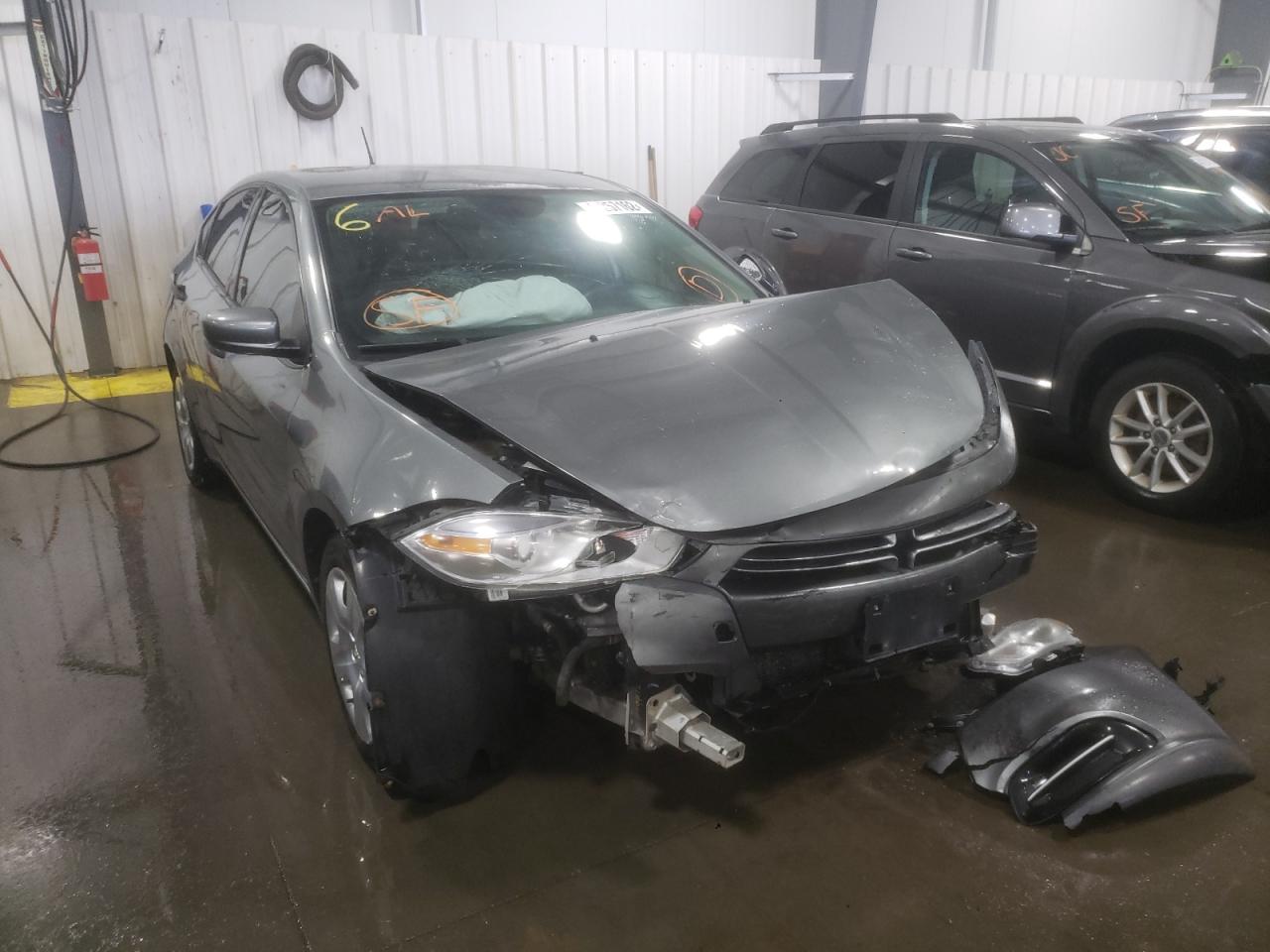 DODGE DART SE 2013 with VIN 1C3CDFAA3DD257698 - Photo from auction