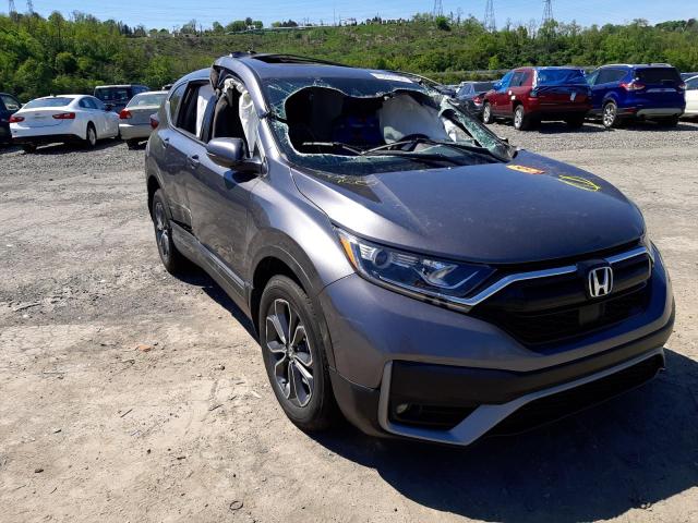 HONDA CR-V EX 2021 with VIN 5J6RW2H56ML019815 - Photo from auction