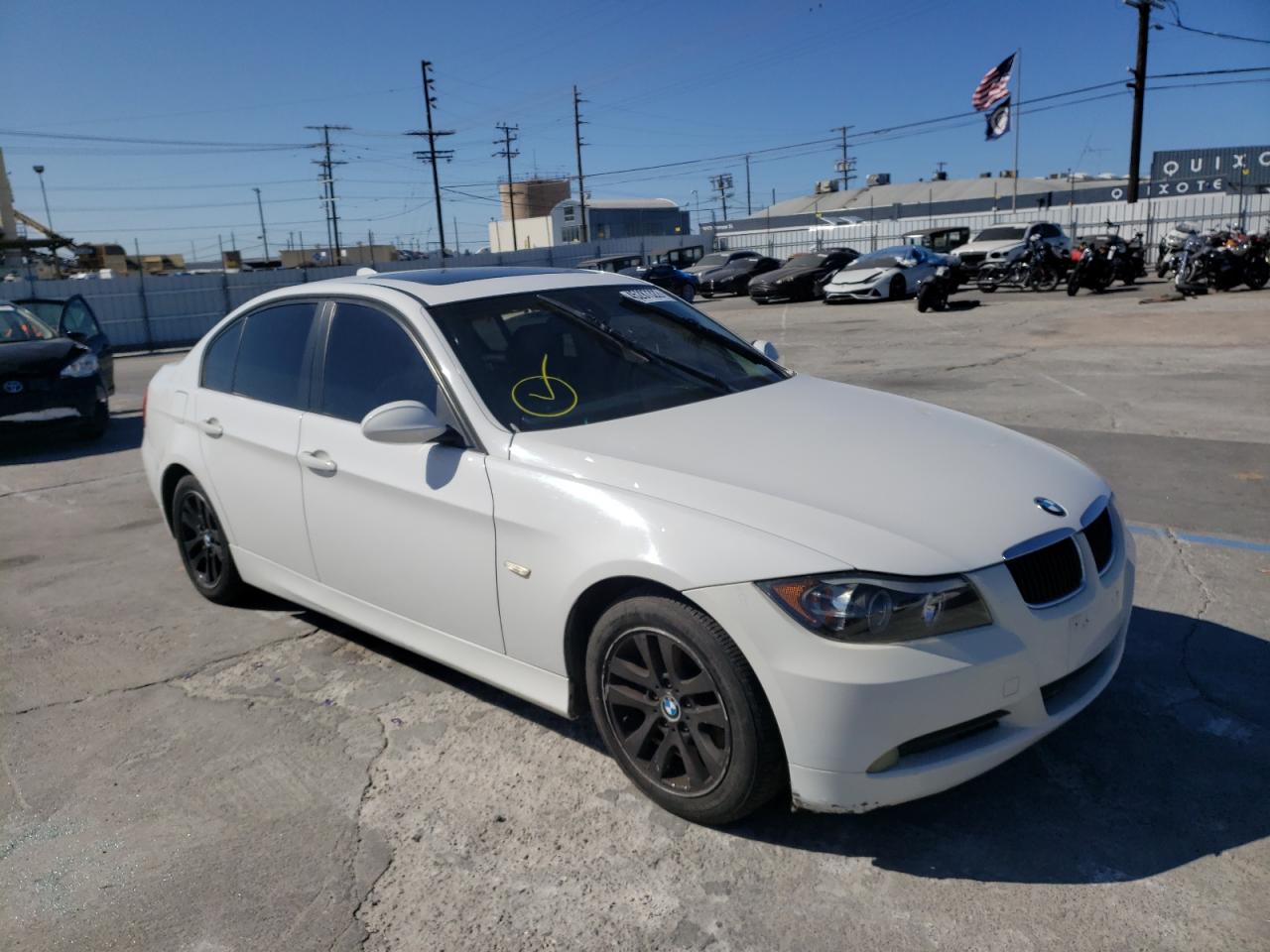 BMW 328 I 2007 with VIN WBAVA37537NL11633 - Photo from auction