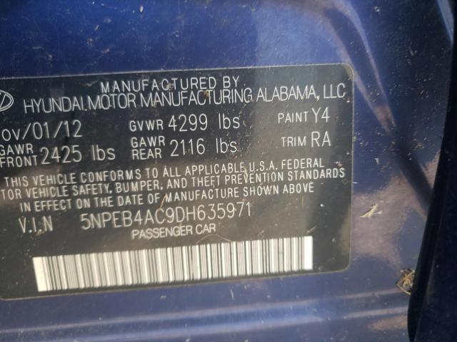 Photo 10 from auction – 2013 HYUNDAI SONATA GLS with VIN 5NPEB4AC9DH635971