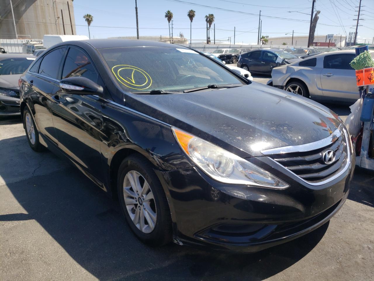 Photo 1 from auction – 2014 HYUNDAI SONATA GLS with VIN 5NPEB4AC0EH833260