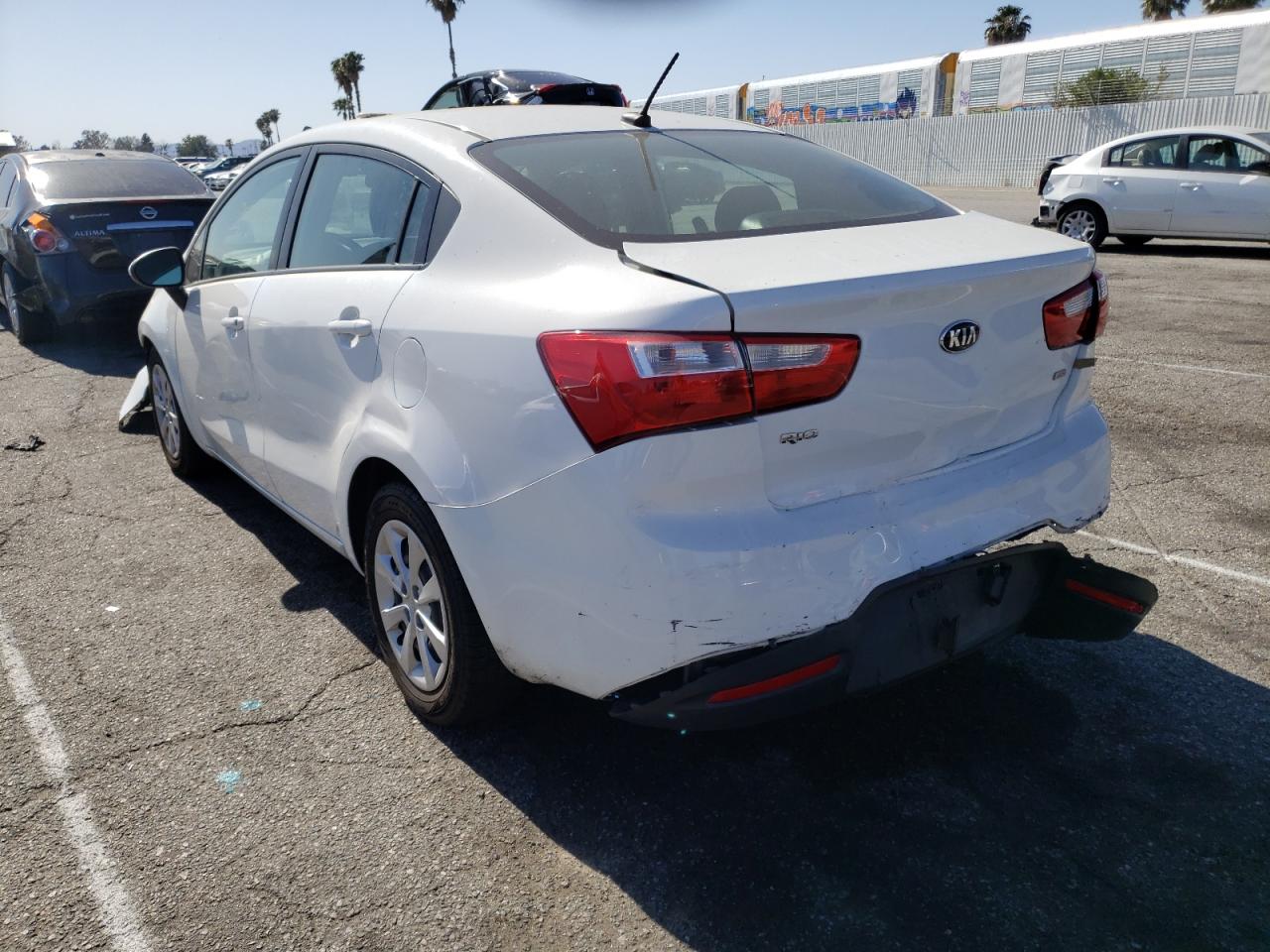 Photo 3 from auction – 2014 KIA RIO LX with VIN KNADM4A34E6333552