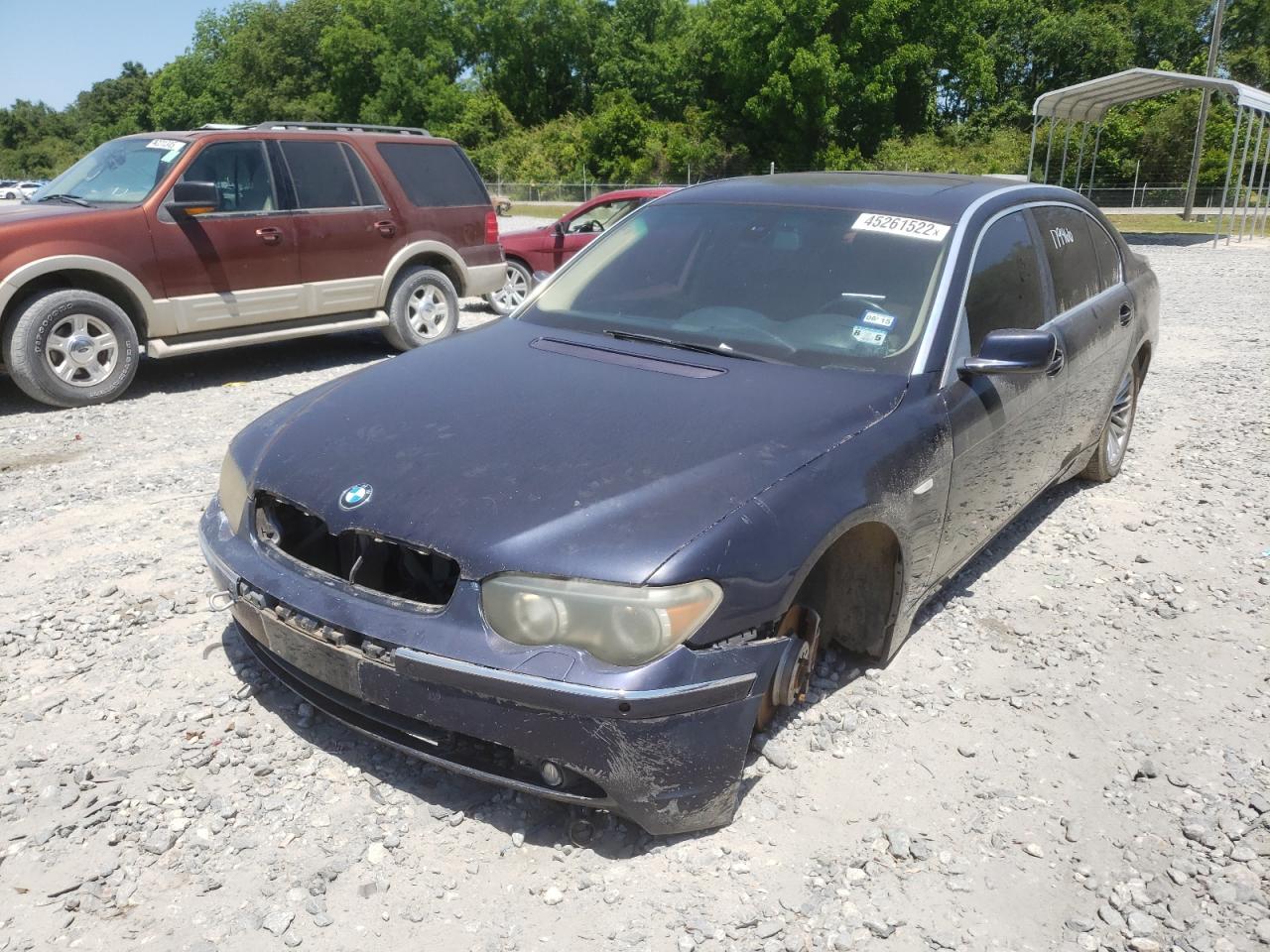 Photo 2 from auction – 2004 BMW 745 LI with VIN WBAGN63474DS46766