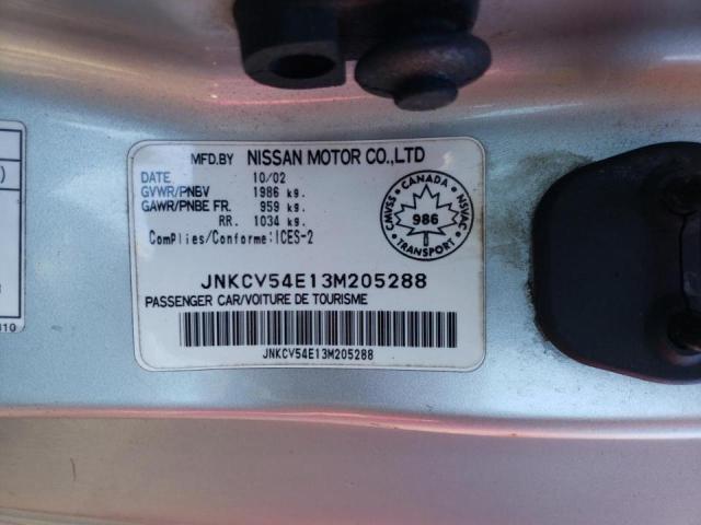 Photo 10 from auction – 2003 INFINITI G35 with VIN JNKCV54E13M205288