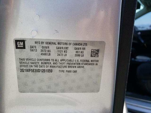 Photo 10 from auction – 2013 CHEVROLET IMPALA LS with VIN 2G1WF5E39D1251059