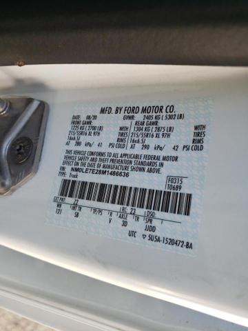 Photo 10 from auction – 2021 FORD TRANSIT CO with VIN NM0LE7E28M1486636