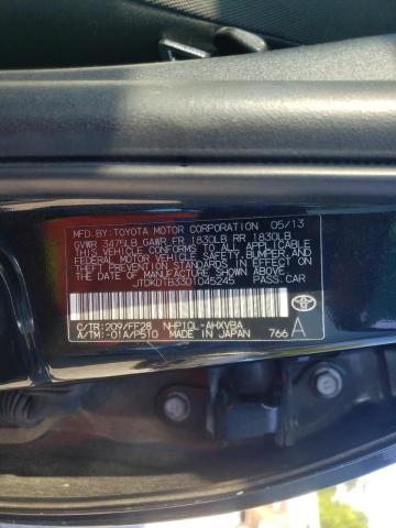 Photo 10 from auction – 2013 TOYOTA PRIUS C with VIN JTDKDTB33D1045245