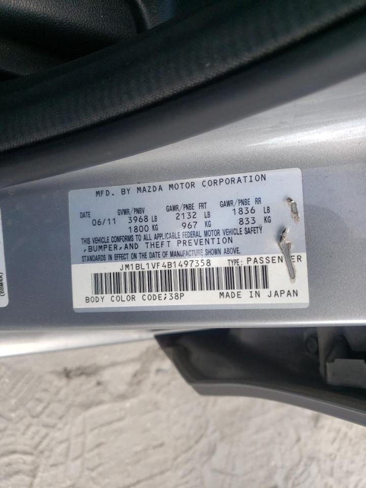 Photo 10 from auction – 2011 MAZDA 3 I with VIN JM1BL1VF4B1497358