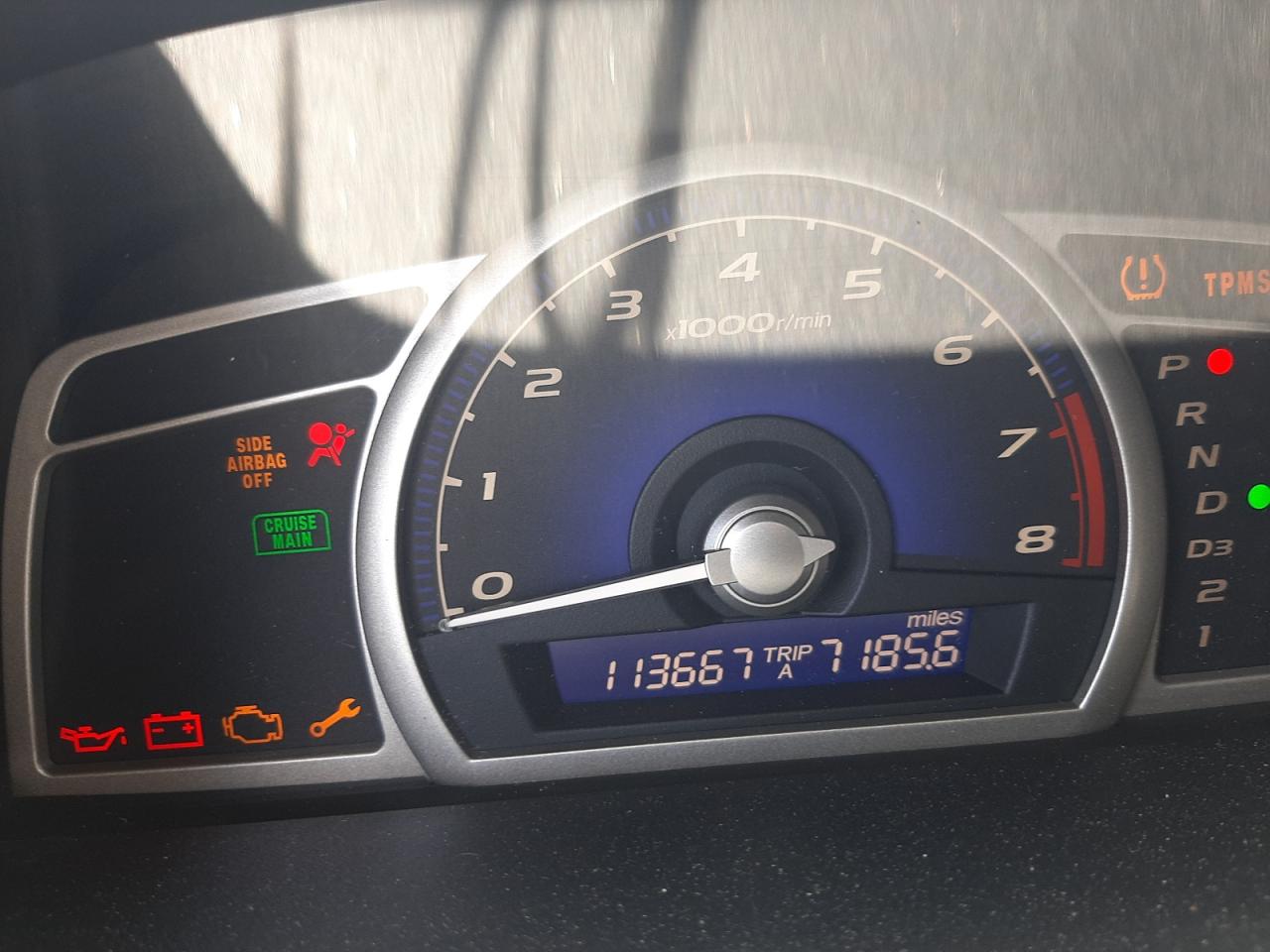Photo 8 from auction – 2009 HONDA CIVIC EX with VIN 19XFA16899E024702