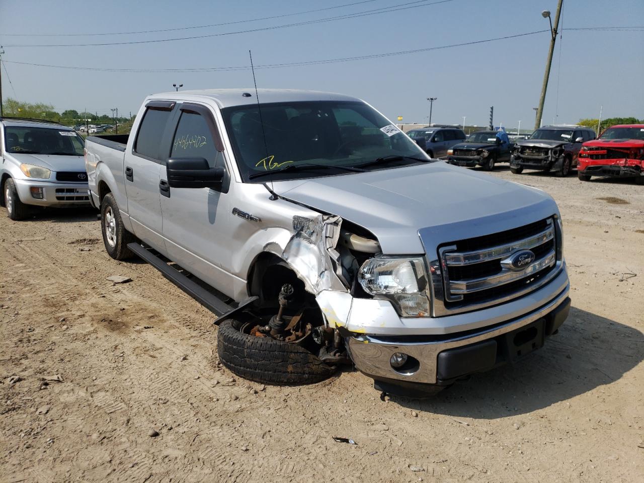 FORD F150 SUPER 2014 with VIN 1FTFW1EF7EKF66325 - Photo from auction