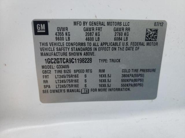 Photo 10 from auction – 2012 CHEVROLET EXPRESS G3 with VIN 1GCZGTCA9C1198228