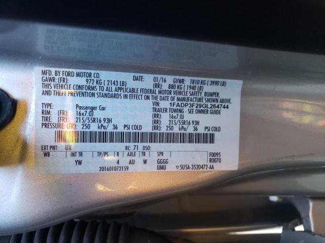 Photo 10 from auction – 2016 FORD FOCUS SE with VIN 1FADP3F29GL264744