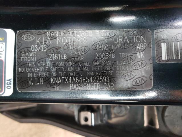 Photo 10 from auction – 2015 KIA FORTE LX with VIN KNAFX4A64F5427593