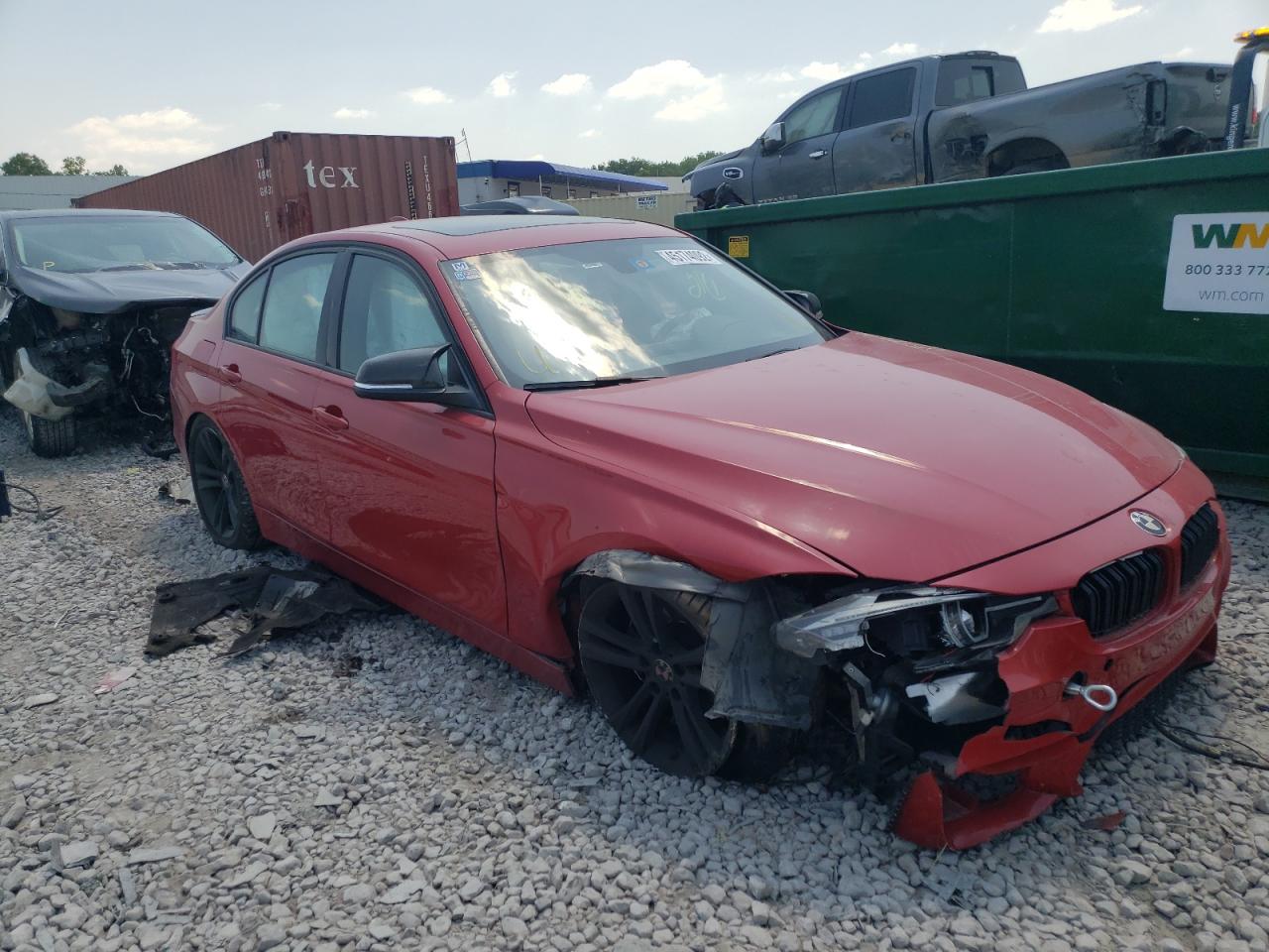BMW 328 I 2013 with VIN WBA3A5G57DNP19583 - Photo from auction