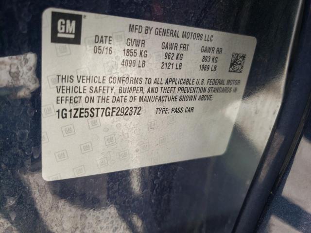 Photo 10 from auction – 2016 CHEVROLET MALIBU LT with VIN 1G1ZE5ST7GF292372