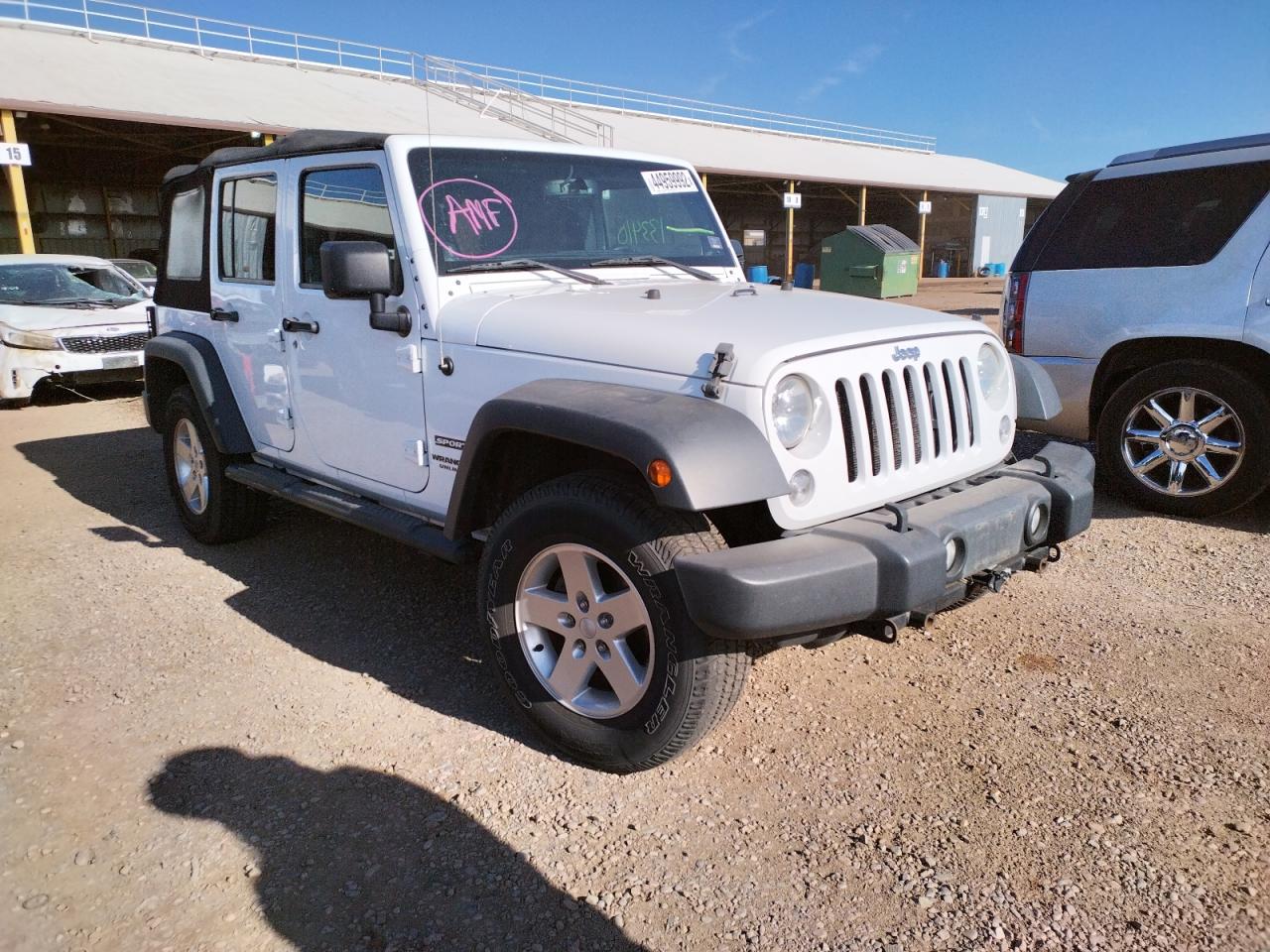 Photo 1 from auction – 2014 JEEP WRANGLER U with VIN 1C4BJWDG6EL155643