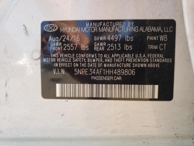 Photo 10 from auction – 2017 HYUNDAI SONATA SPO with VIN 5NPE34AF1HH489806