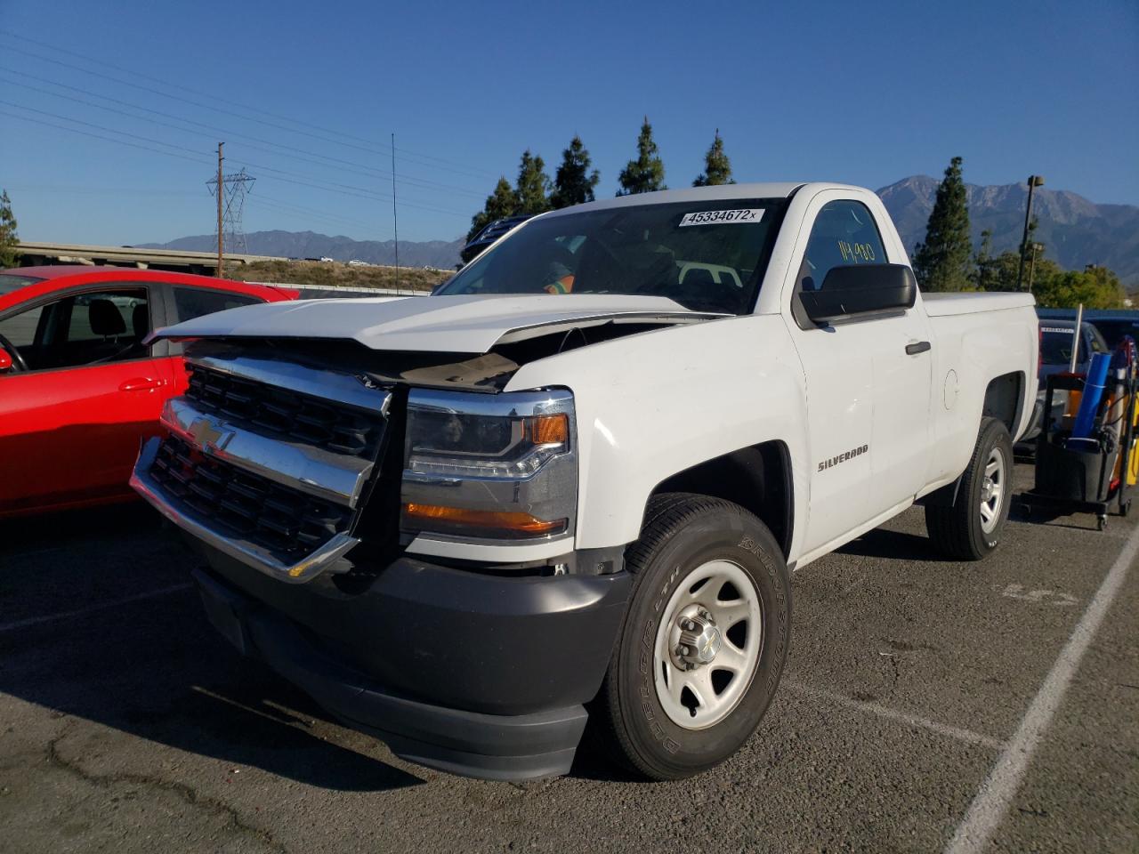 Photo 2 from auction – 2016 CHEVROLET SILVERADO with VIN 1GCNCNEH6GZ226770