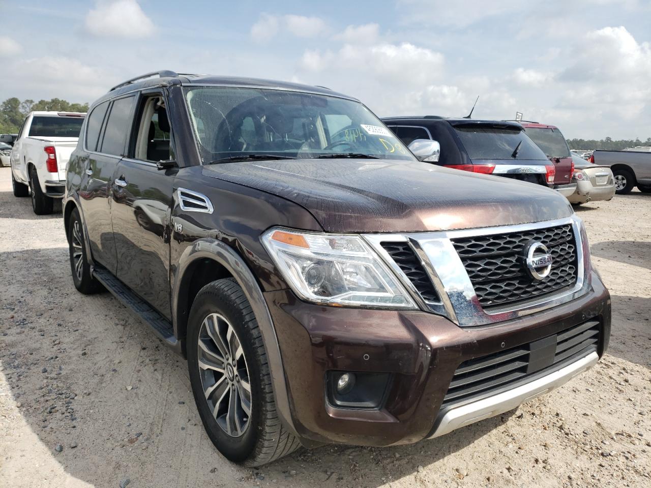 NISSAN ARMADA SV 2018 with VIN JN8AY2ND2J9054874 - Photo from auction