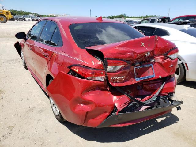 Photo 3 from auction – 2021 TOYOTA COROLLA LE with VIN JTDEPMAE4MJ142774