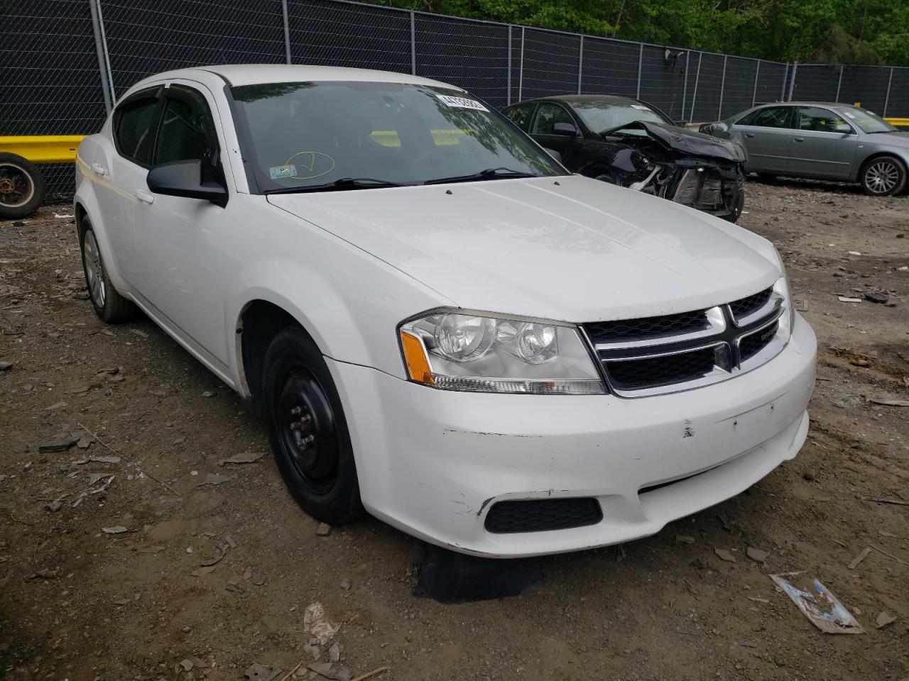 DODGE AVENGER SE 2014 with VIN 1C3CDZAB2EN202620 - Photo from auction
