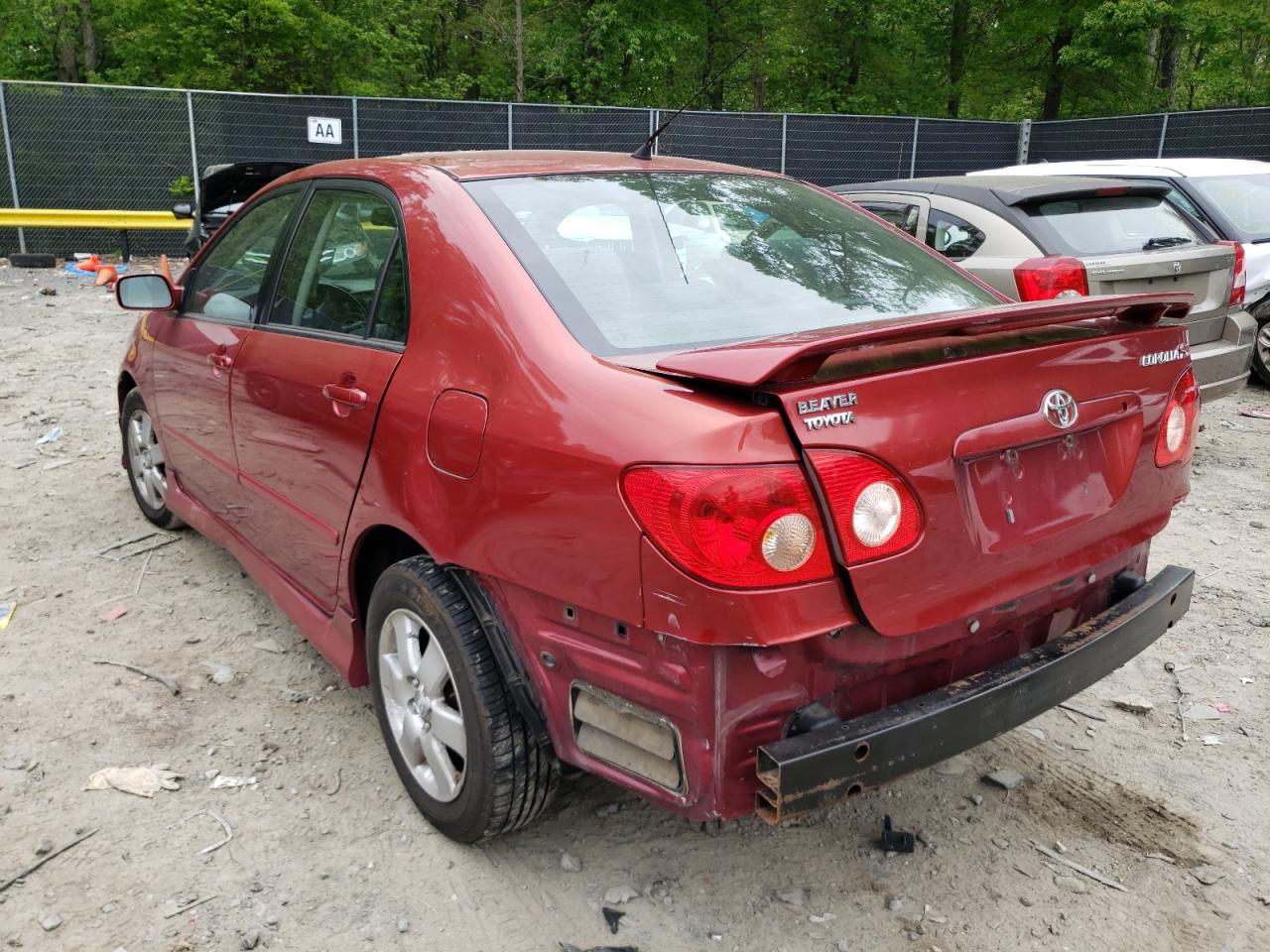 Photo 3 from auction – 2006 TOYOTA COROLLA CE with VIN 1NXBR32E56Z758633
