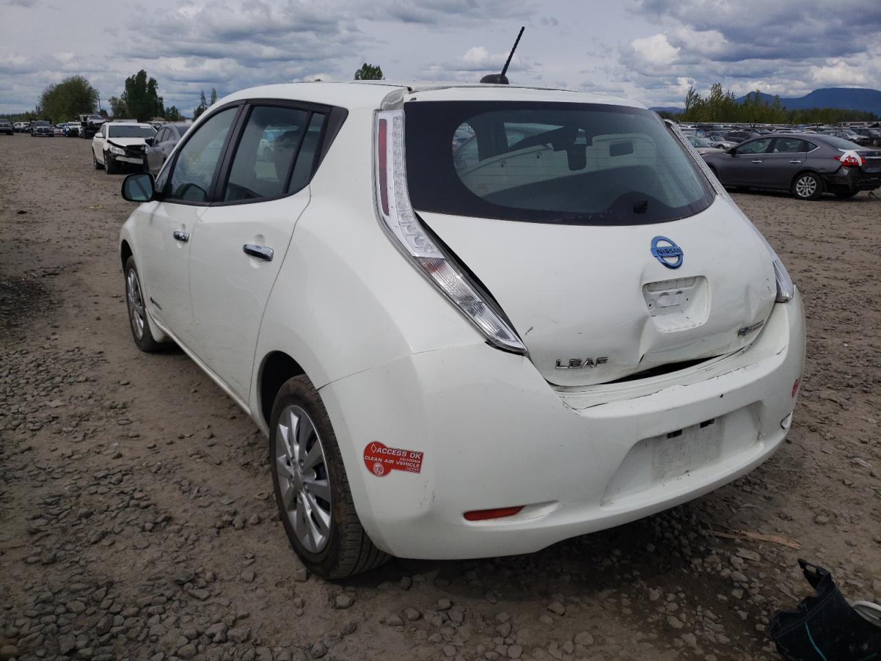 Photo 3 from auction – 2017 NISSAN LEAF S with VIN 1N4BZ0CP0HC304548