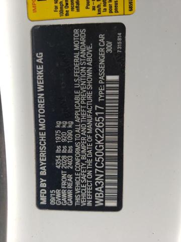 Photo 10 from auction – 2016 BMW 428 I with VIN WBA3N7C50GK226517