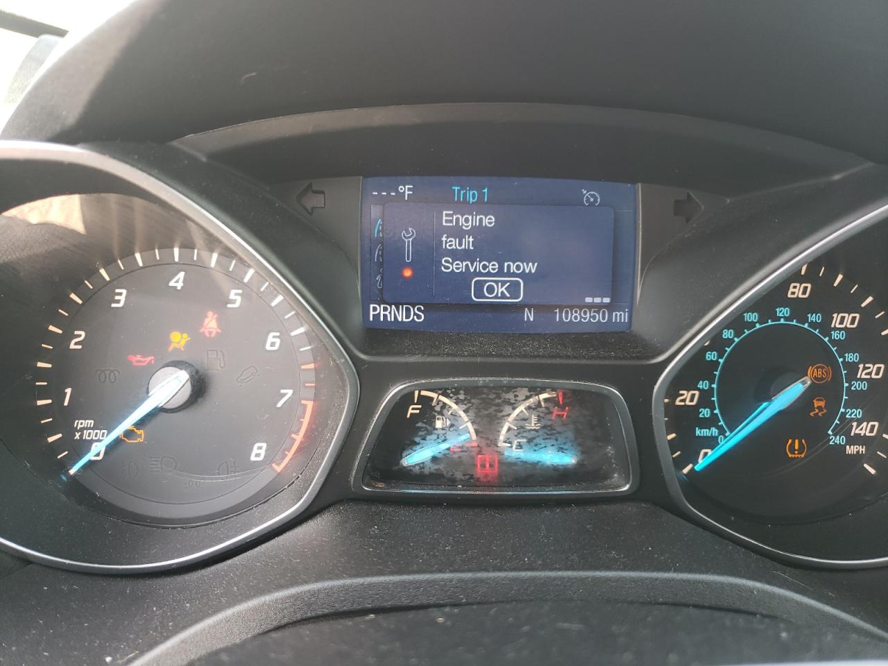Photo 8 from auction – 2015 FORD ESCAPE S with VIN 1FMCU0F71FUA41742