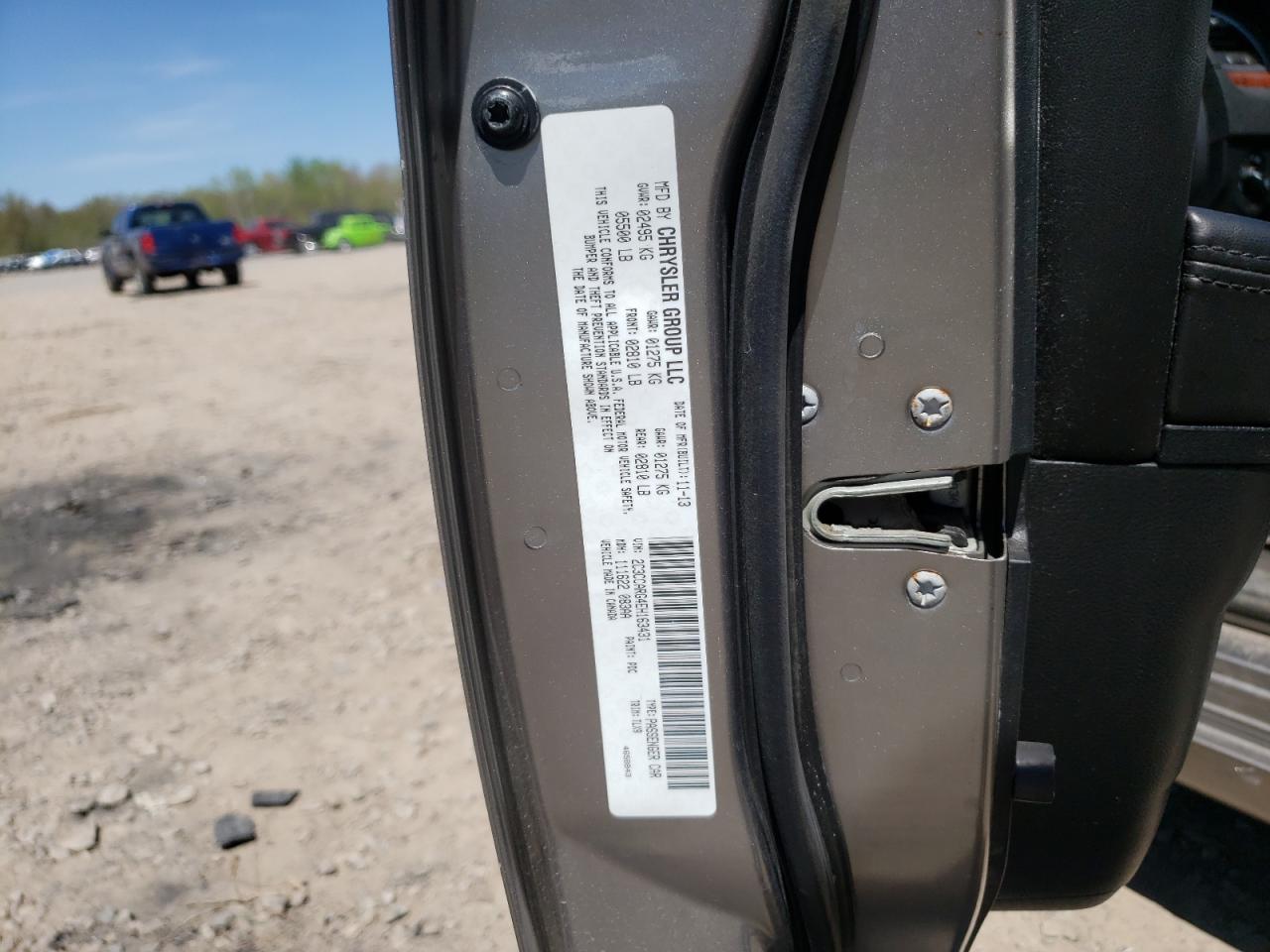 Photo 10 from auction – 2014 CHRYSLER 300 with VIN 2C3CCARG4EH163431