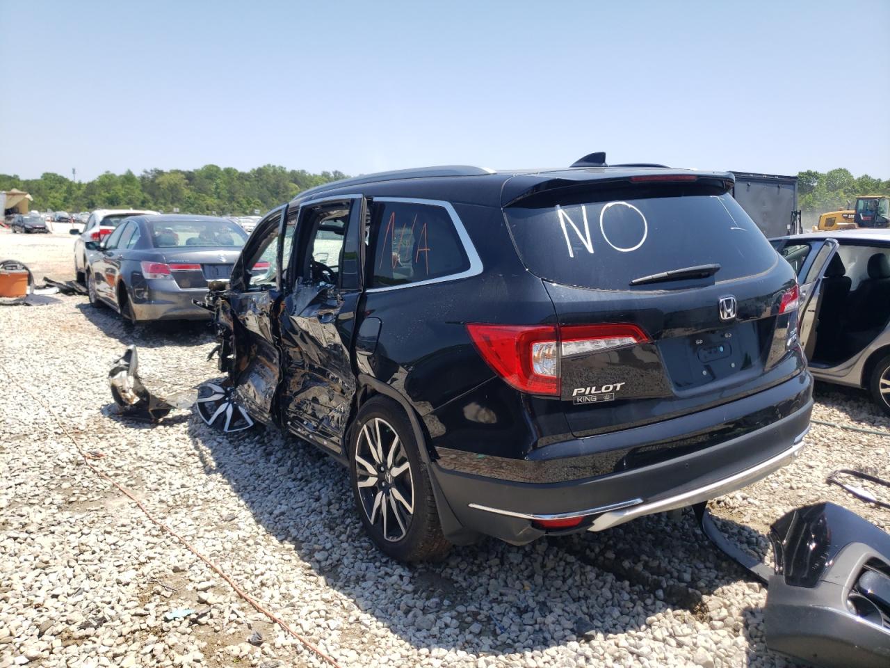 Photo 10 from auction – 2021 HONDA PILOT ELIT with VIN 5FNYF6H04MB025757