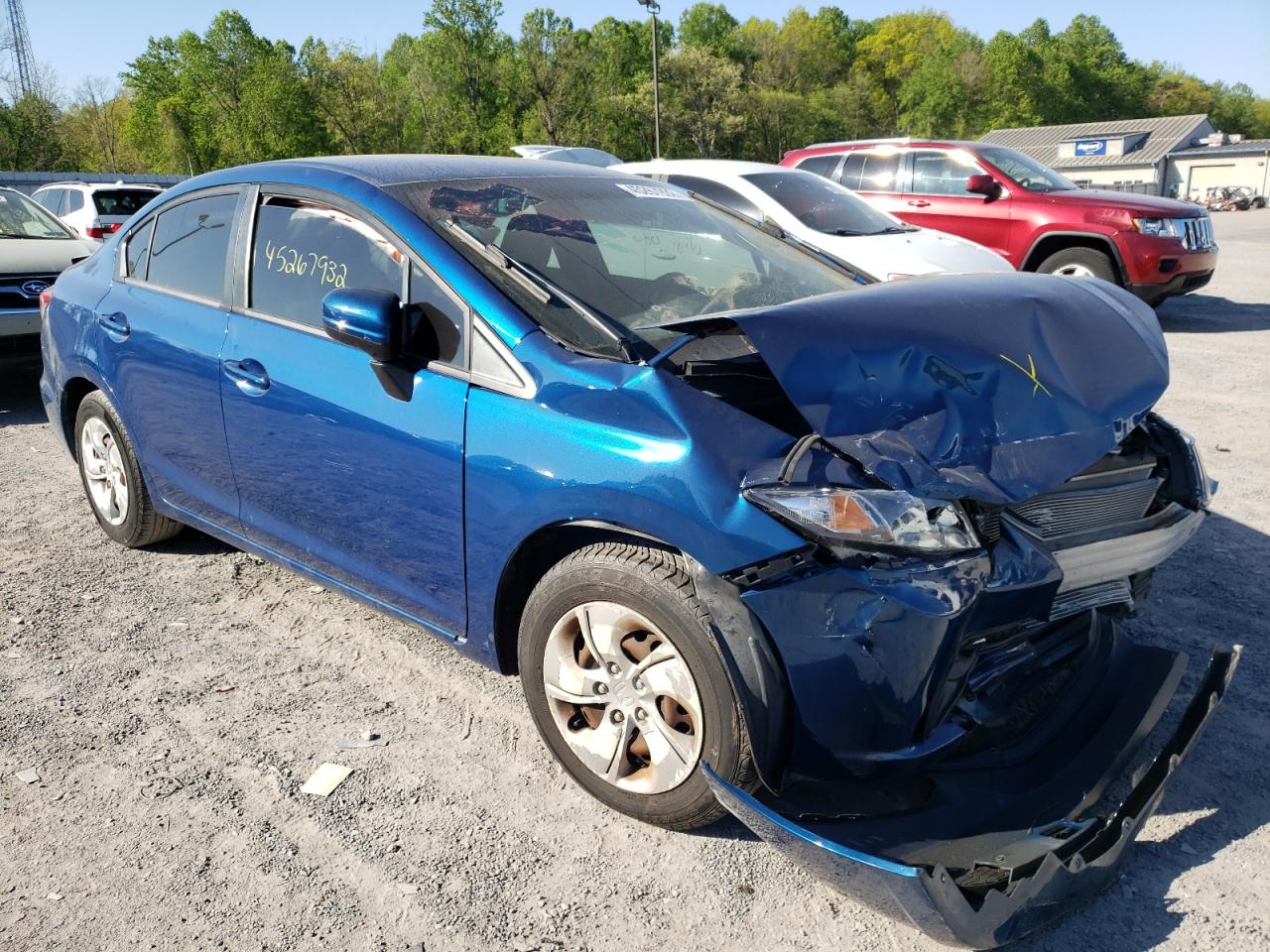 Photo 1 from auction – 2015 HONDA CIVIC LX with VIN 19XFB2F5XFE228042