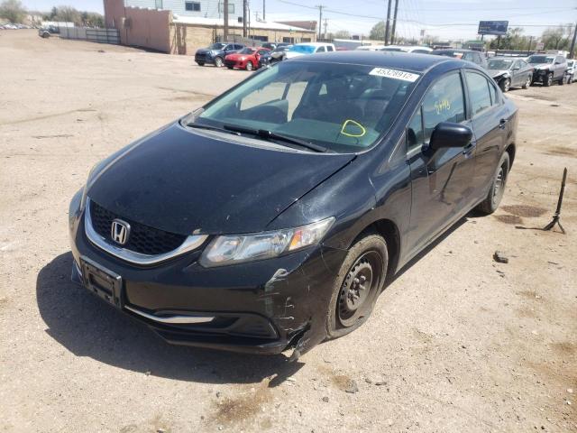 Photo 2 from auction – 2014 HONDA CIVIC LX with VIN 19XFB2F55EE264395