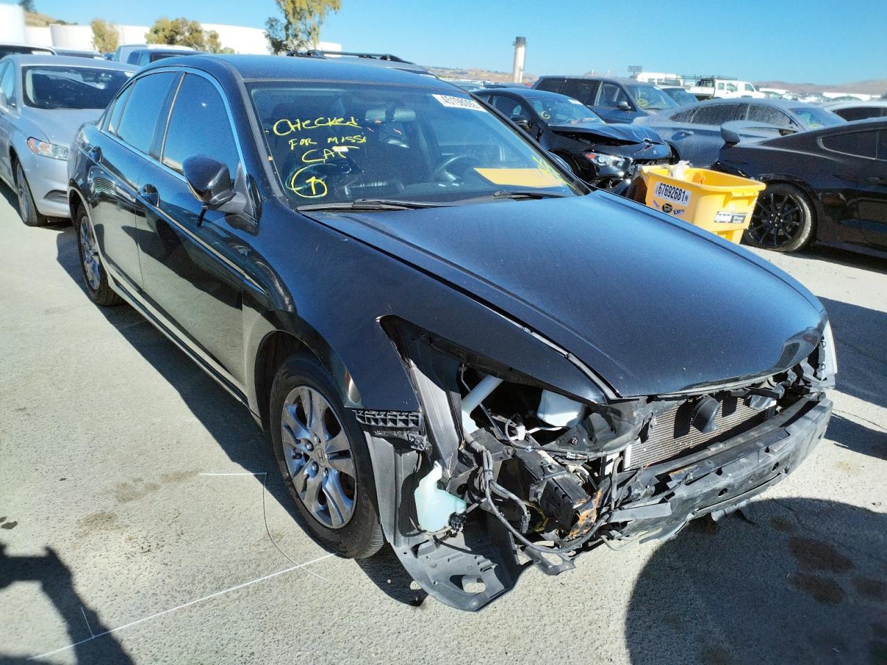 HONDA ACCORD SE 2012 with VIN 1HGCP2F6XCA233531 - Photo from auction